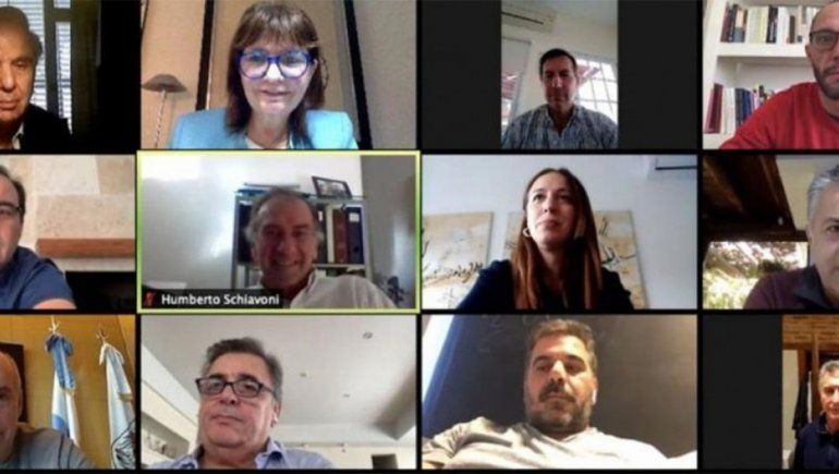 Otros políticos opositores participaron en la llamada junto a Macri y Larreta