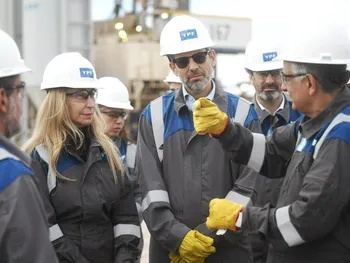 Karina Milei y Manuel Adorni arribaron este jueves a Vaca Muerta.