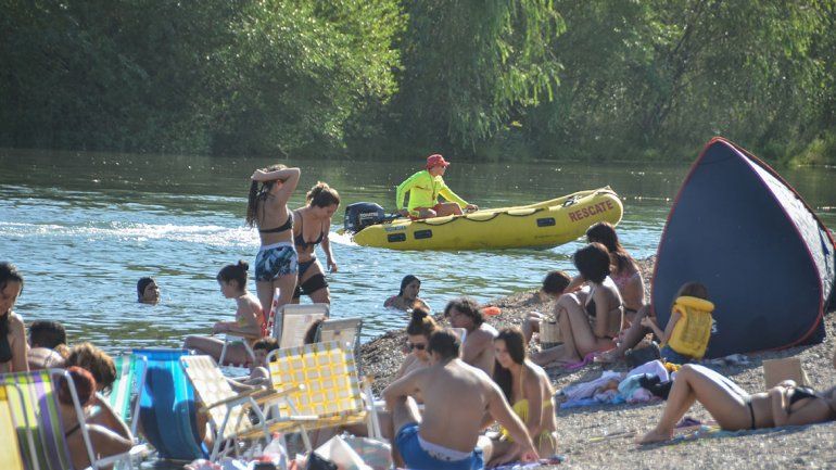 Se realizaron cinco rescates en los balnearios