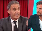 El duro cara a cara del Pollo Vignolo y Oscar Ruggeri: Vos me apurás
