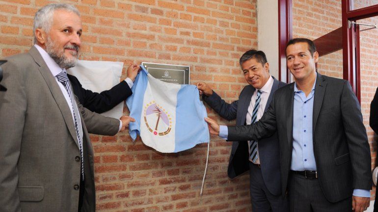 Peressini inauguró las instalaciones junto al gobernador Gutiérrez.&nbsp;