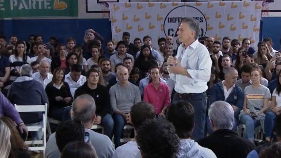 macri advirtio que volver al pasado seria autodestruirnos