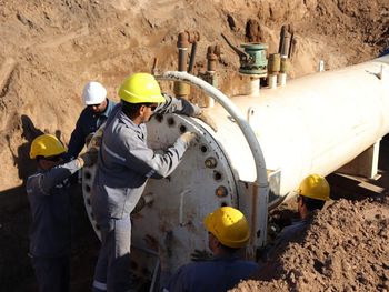 La obra de reversión del Gasoducto Norte se encuentra paralizada.