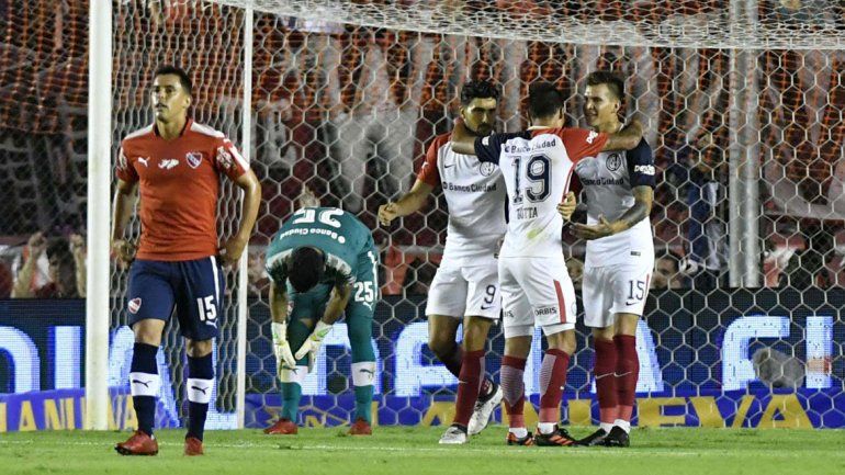 San Lorenzo estaba 20 abajo y se le puso a 7 en el historial.&nbsp; 