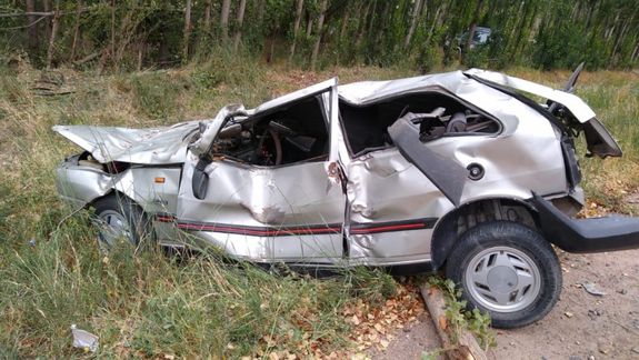 Impactante vuelco en la Ruta 7: el conductor se salvó de milagro