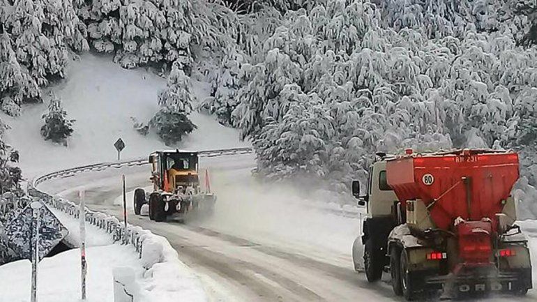 Una protesta en Vialidad complica las rutas heladas