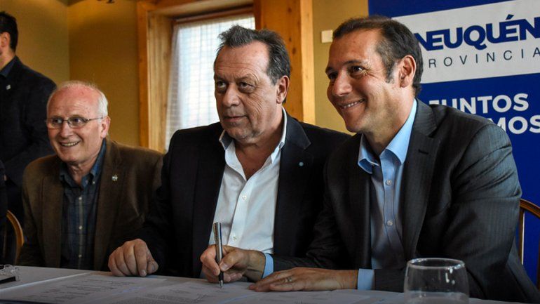 Omar Gutiérrez y el ministro de Turismo de la Nación