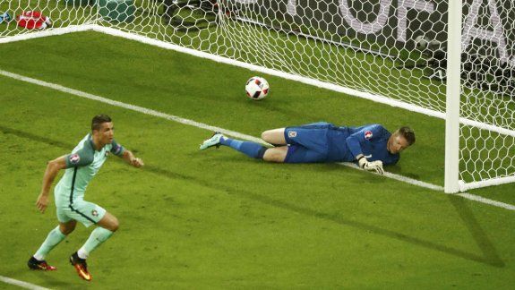 Cristiano Ronaldo abrió el marcador para que Portugal llegue a la final