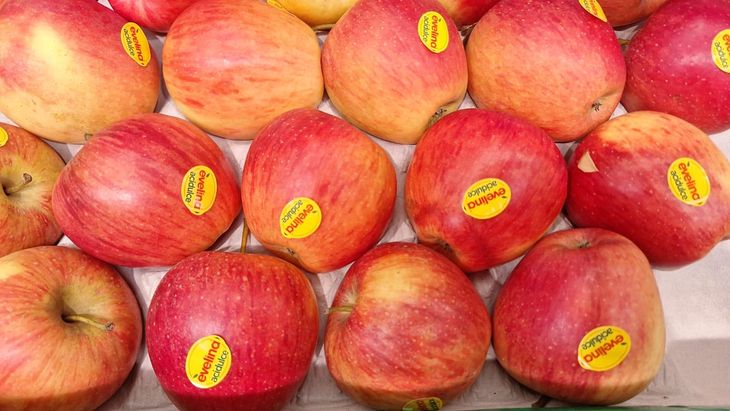 Manzana en supermercado Dia (Foto del 17 de marzo de 2025). Manzana en supermercado Dia (Foto del 17 de marzo de 2025).