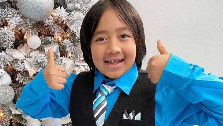 El pequeño Ryan Kaji fue el youtuber que más facturó en 2020