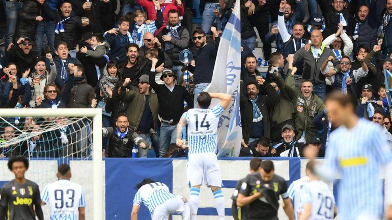 Una remontada histórica de Spal le ahogó el grito de campeón a la Juve