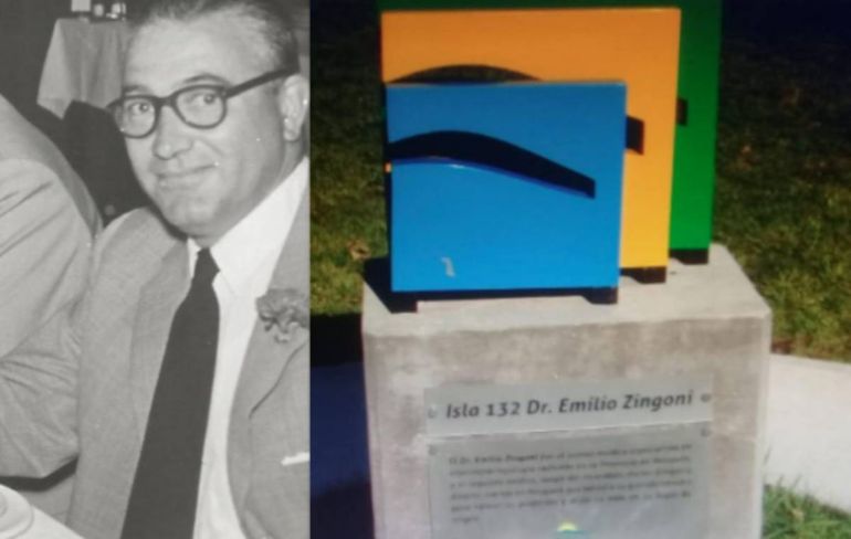 Isla 132 o Dr. Emilio Zingoni, según dicta una ordenanza municipal