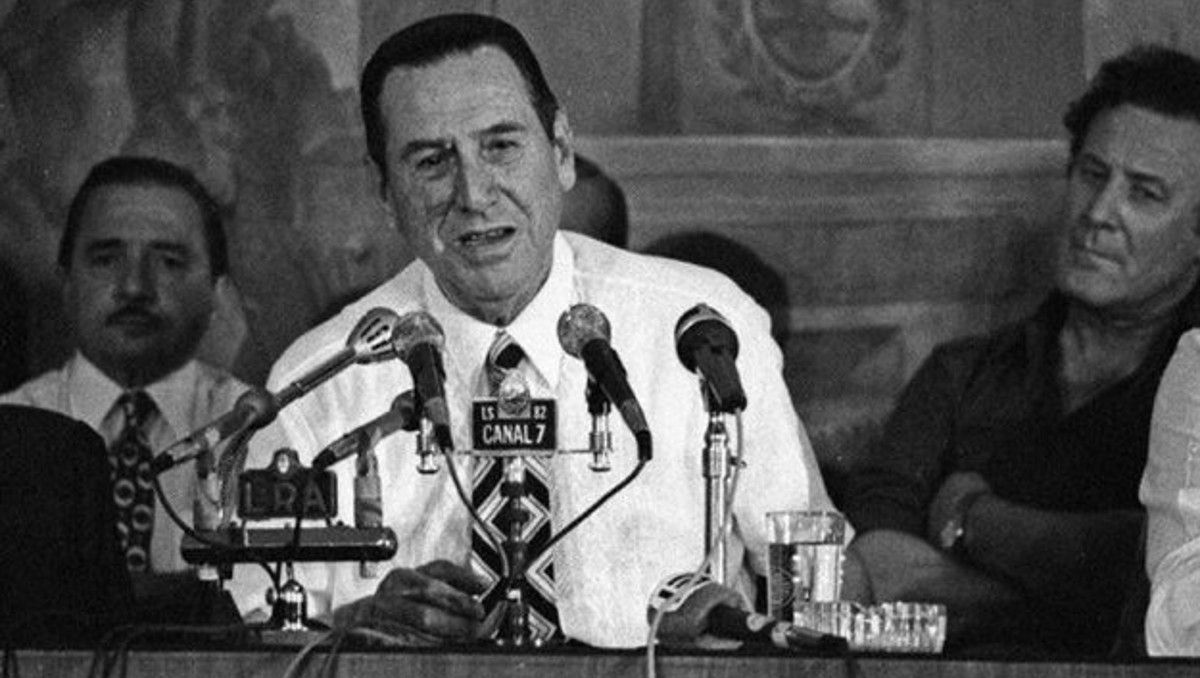 El último enero del general Perón en su patria