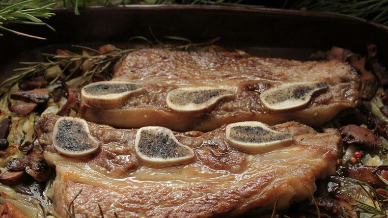 Asado al horno, jugoso y sabroso.