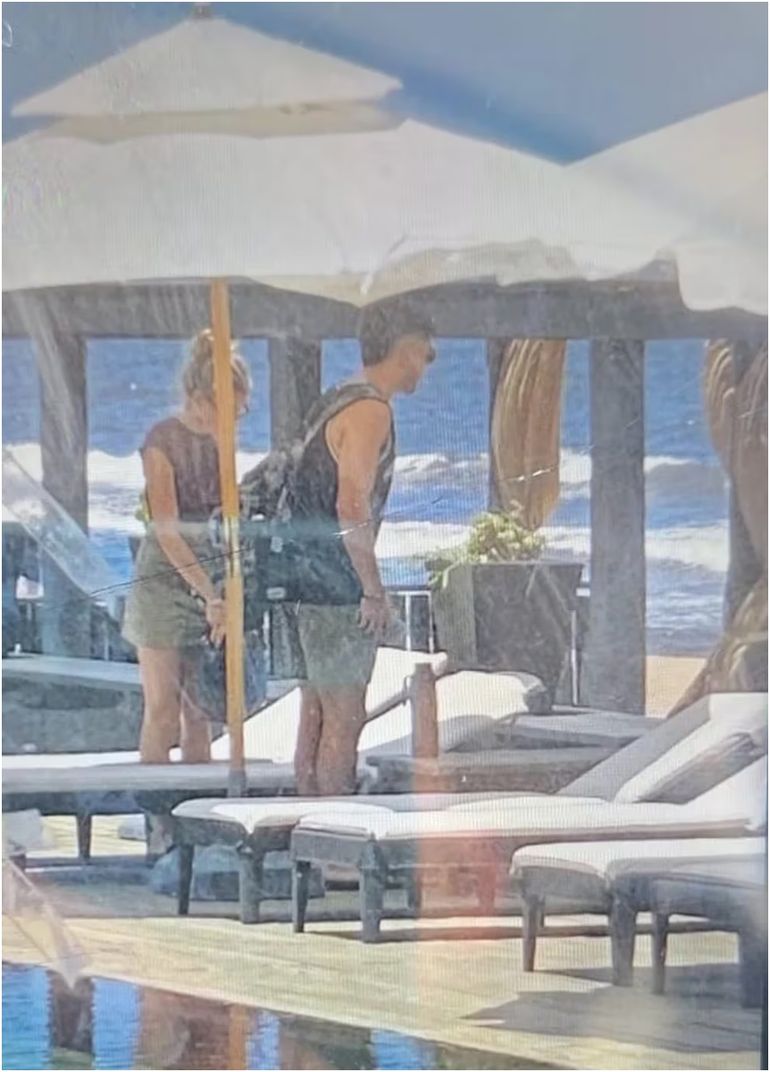 Morena Beltrán y el jugador de Boca Morena Beltrán y el jugador de Boca