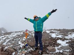 orgullo provincial: asi fue la travesia de un joven neuquino que hizo cumbre en el aconcagua