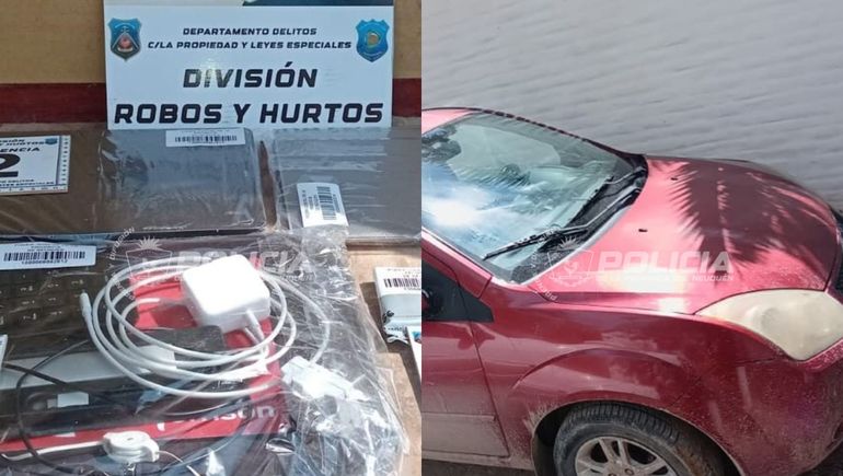 Dos demorados tras allanamientos por otro robo con inhibidor