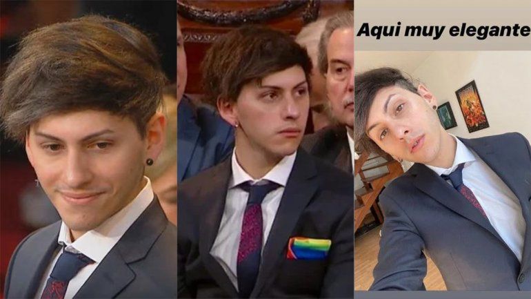 Estanislao y su pañuelo LGBT se convirtieron en tendencia en Twitter