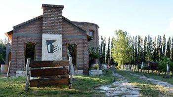 El norte neuquino y una bodega emblemática. El norte neuquino y una bodega emblemática.