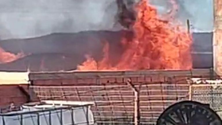 Santa Cruz: incendio en la casa de una proteccionista animal de Caleta Olivia. Santa Cruz: incendio en la casa de una proteccionista animal de Caleta Olivia.