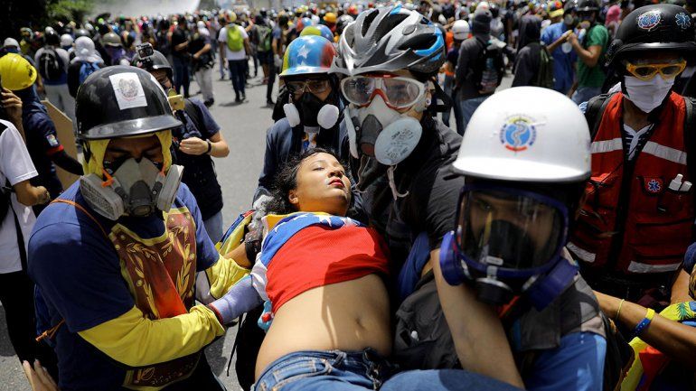 Incidentes, heridos y detenidos en una protesta en Venezuela