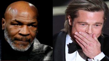 Tyson fue por un rapidito con su ex y la encontró con Brad Pitt