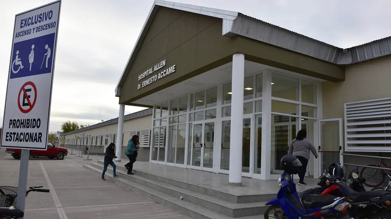 En el hospital de Allen robaron focos LED y la tapa del inodoro en un baño para personas con discapacidad. Foto: archivo.