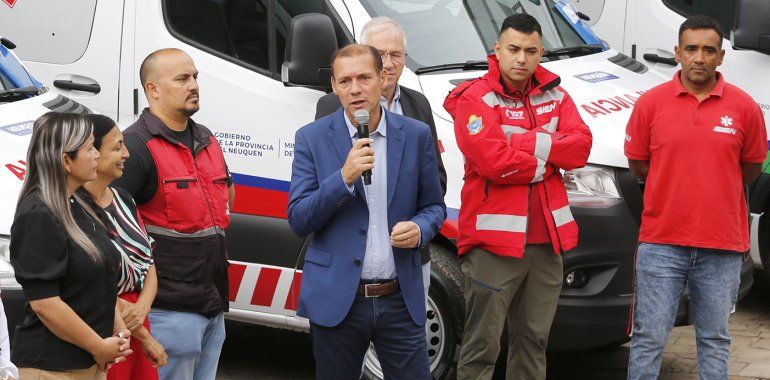 Se sumaron cuatro ambulancias para el sistema de salud