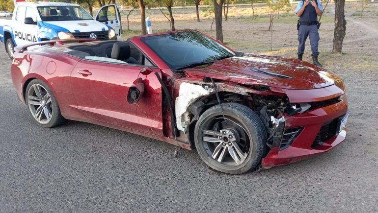 Detienen al dueño del Camaro que usó L-Gante por chocar borracho: tenía  1,65 de