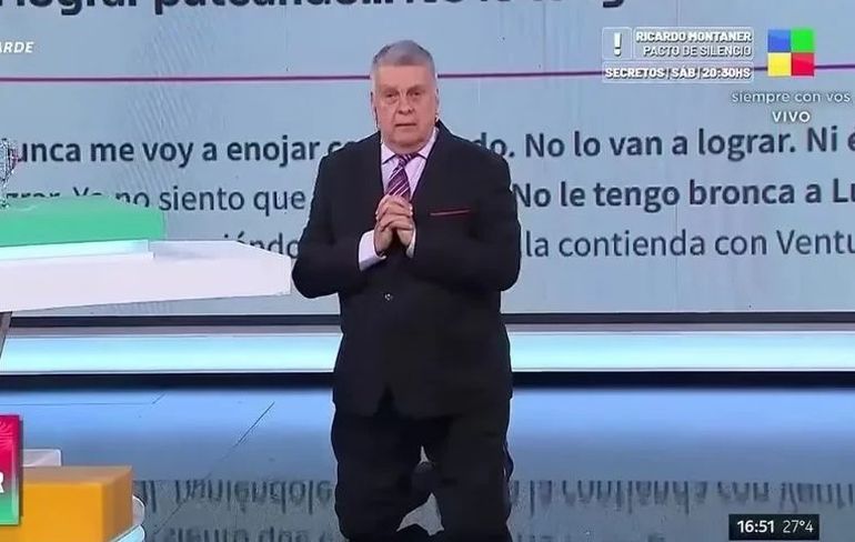De rodillas, Luis Ventura hizo un fuerte pedido para su ahijada, Morena Rial. De rodillas, Luis Ventura hizo un fuerte pedido para su ahijada, Morena Rial.
