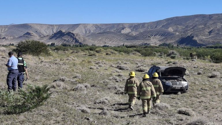 Chos Malal: vuelco y susto en el tramo maldito de la Ruta 40