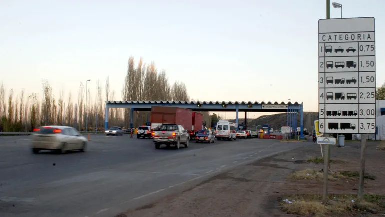 El peaje sobre Ruta 7. El peaje sobre Ruta 7.