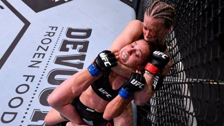 Así quedó el rostro de luchadora peruana tras otra noche de furia en la UFC