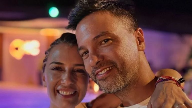 El Chino Leunis y Maca Martínez Picabea de vacaciones en Punta Cana.