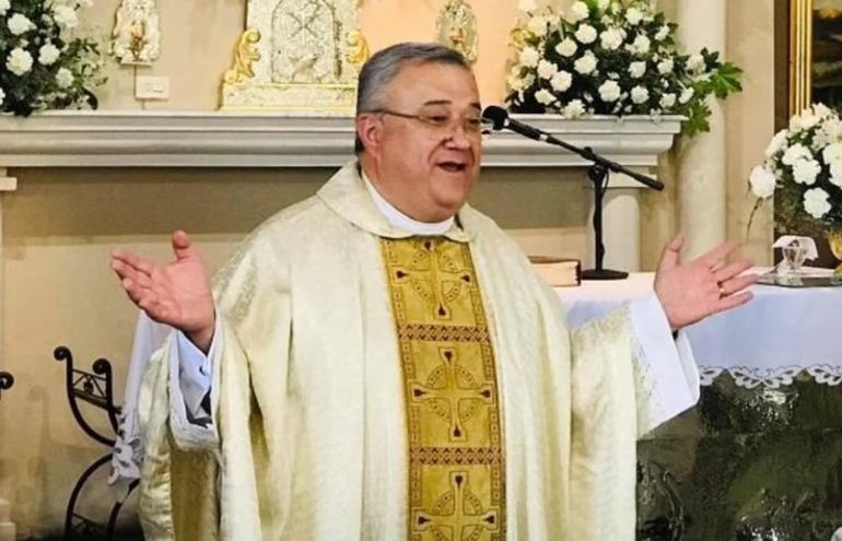 José Aguilera Tassin, el cura que dio charlas en Río Gallegos. José Aguilera Tassin, el cura que dio charlas en Río Gallegos.