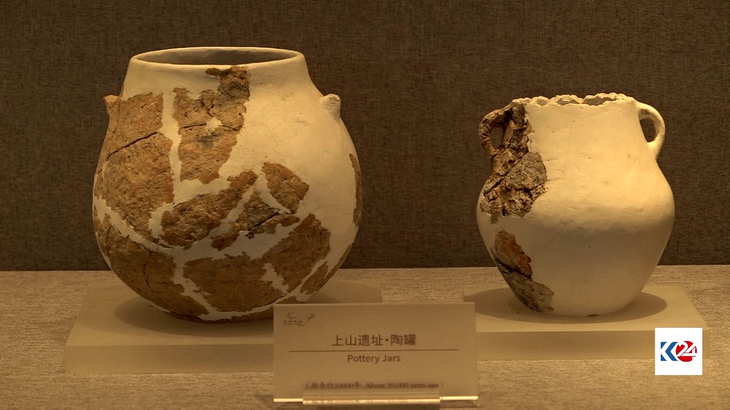 Se trata de jarras globulares producidas deliberadamente para la fermentación del alcohol. Se trata de jarras globulares producidas deliberadamente para la fermentación del alcohol. 