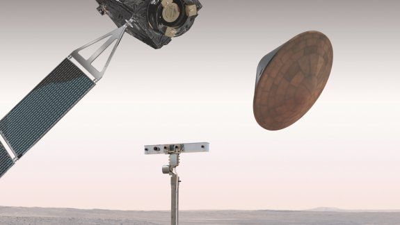 El módulo tardará seis minutos en entrar a la atmósfera de Marte.
