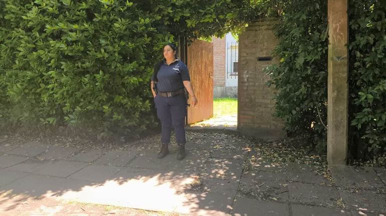 Vivienda de La Plata donde asesinaron a la psiquiatra. Vivienda de La Plata donde asesinaron a la psiquiatra.
