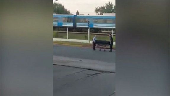 Insólito: por un bache