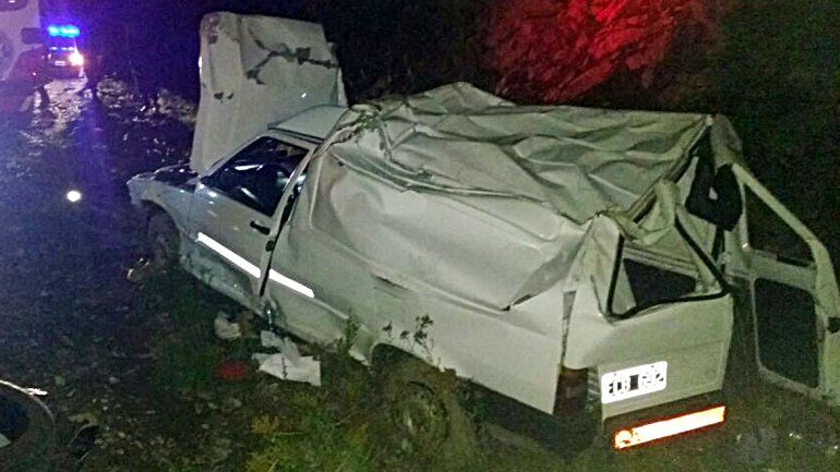 Un herido en un vuelco cerca de La Angostura