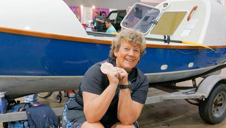 Un atleta paralímpica murió en el sueño de su vida