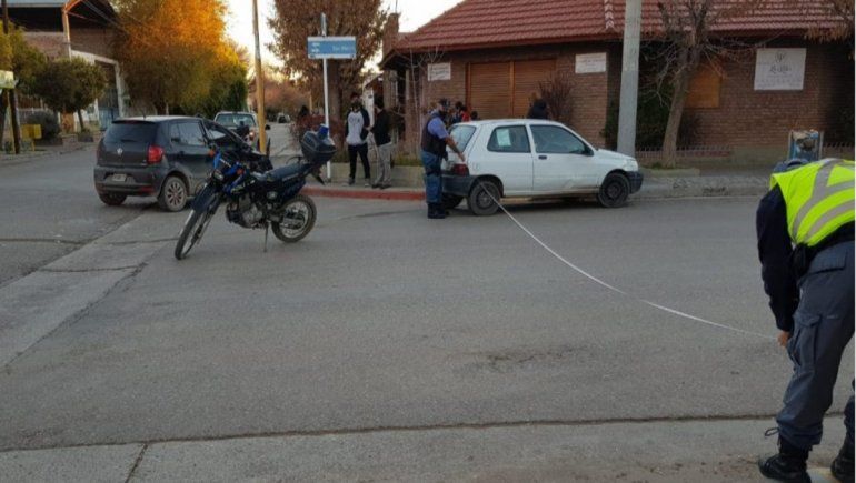 Una mujer y una beba hospitalizadas tras un fuerte choque