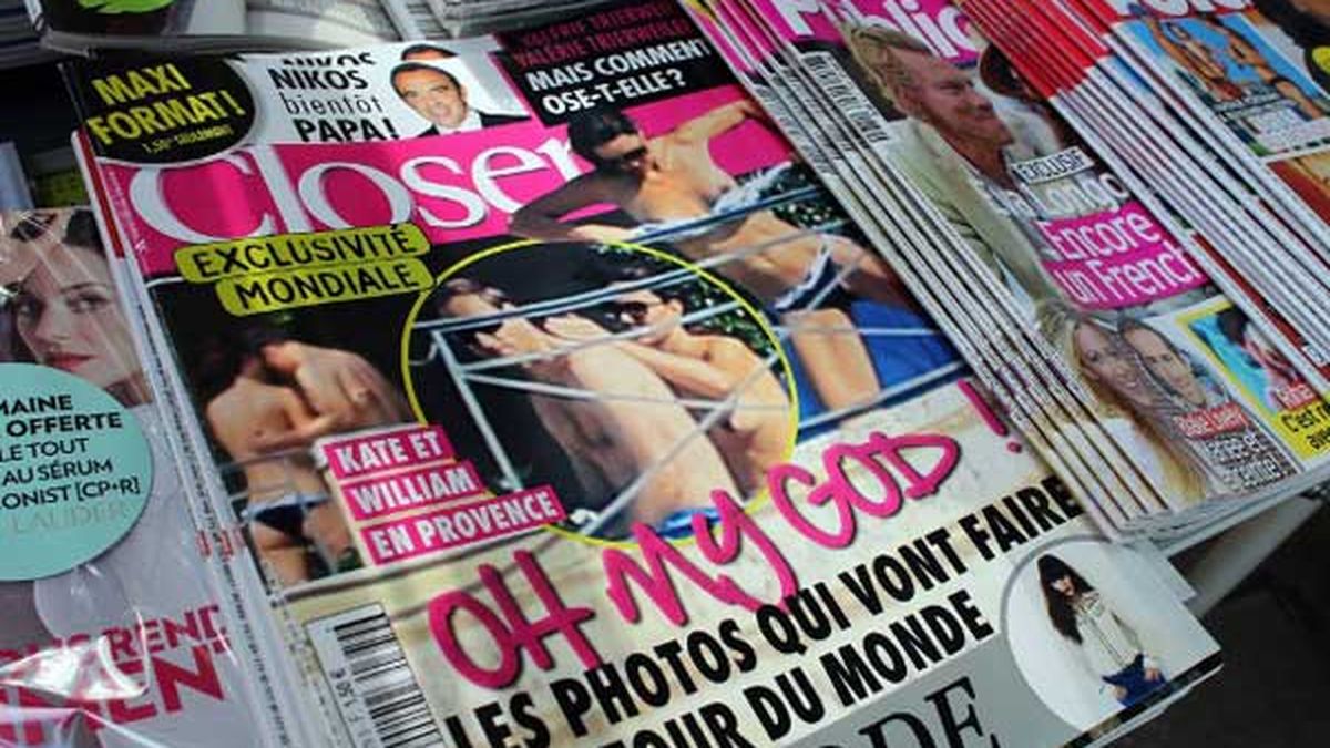 Escándalo real: publican fotos de la duquesa Kate haciendo topless