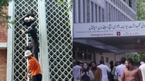 El hospital donde se registró el incendio es uno de los centros públicos más grandes de Islamabad, capital de Pakistán. El hospital donde se registró el incendio es uno de los centros públicos más grandes de Islamabad, capital de Pakistán.