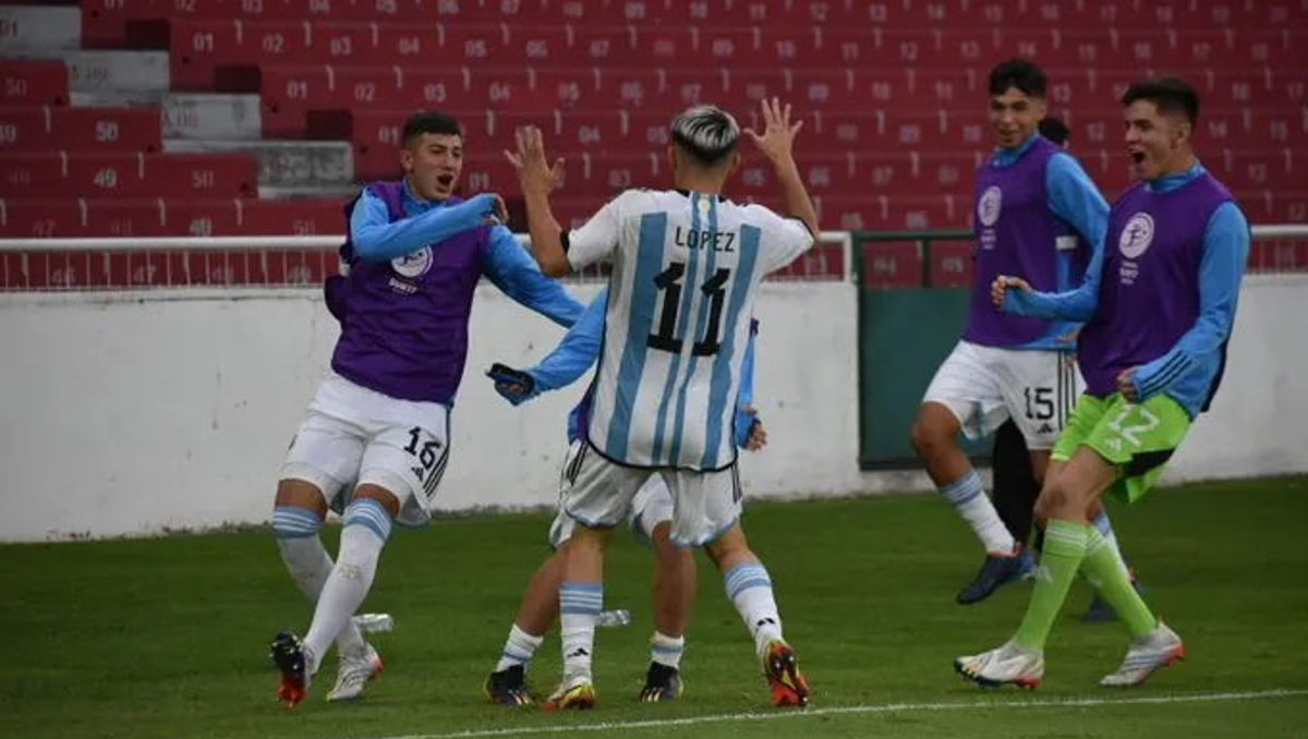 Argentina ganó y dio otro gran paso hacia el Mundial Sub 17