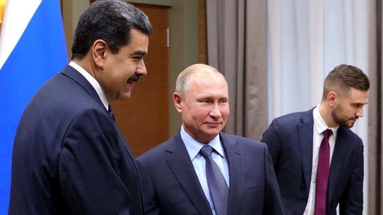 Nicolás Maduro y Vladimir Putin en Moscú