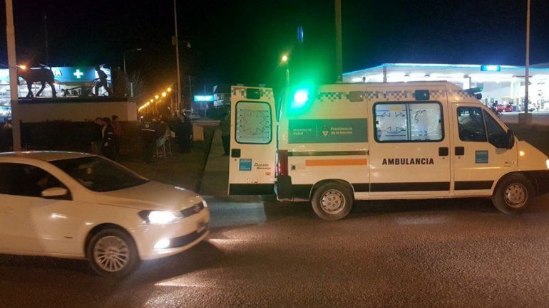 Ruta 7: derrapó en la moto, cayó y se encuentra grave