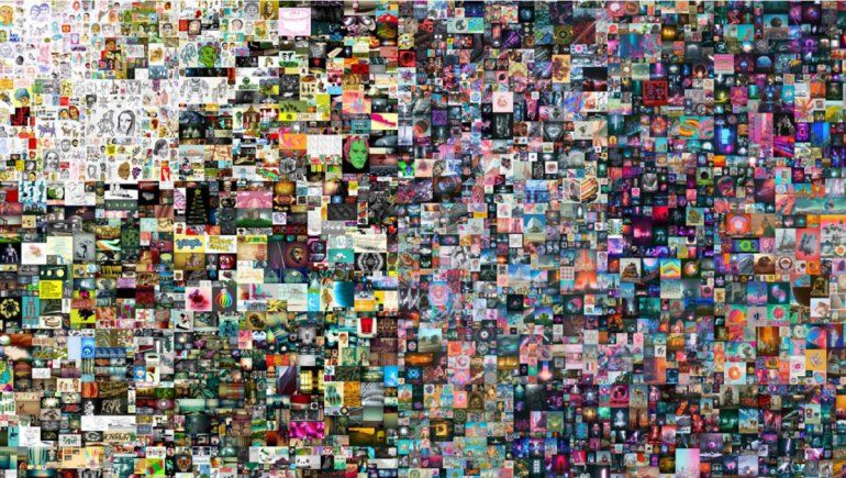 Everydays - The First 5000 Days, uno de las primeras piezas de NFT.