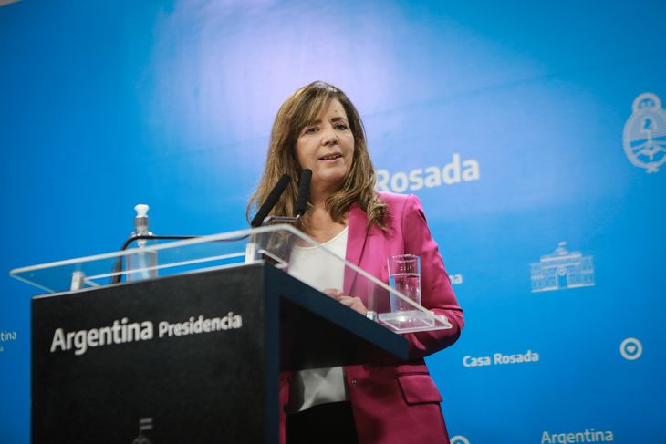 Gabriela Cerruti, portavoz del Gobierno Nacional.