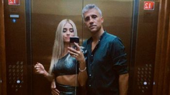 Hernán Crespo pasó unos dias de descanso con su novia. Hernán Crespo pasó unos dias de descanso con su novia.